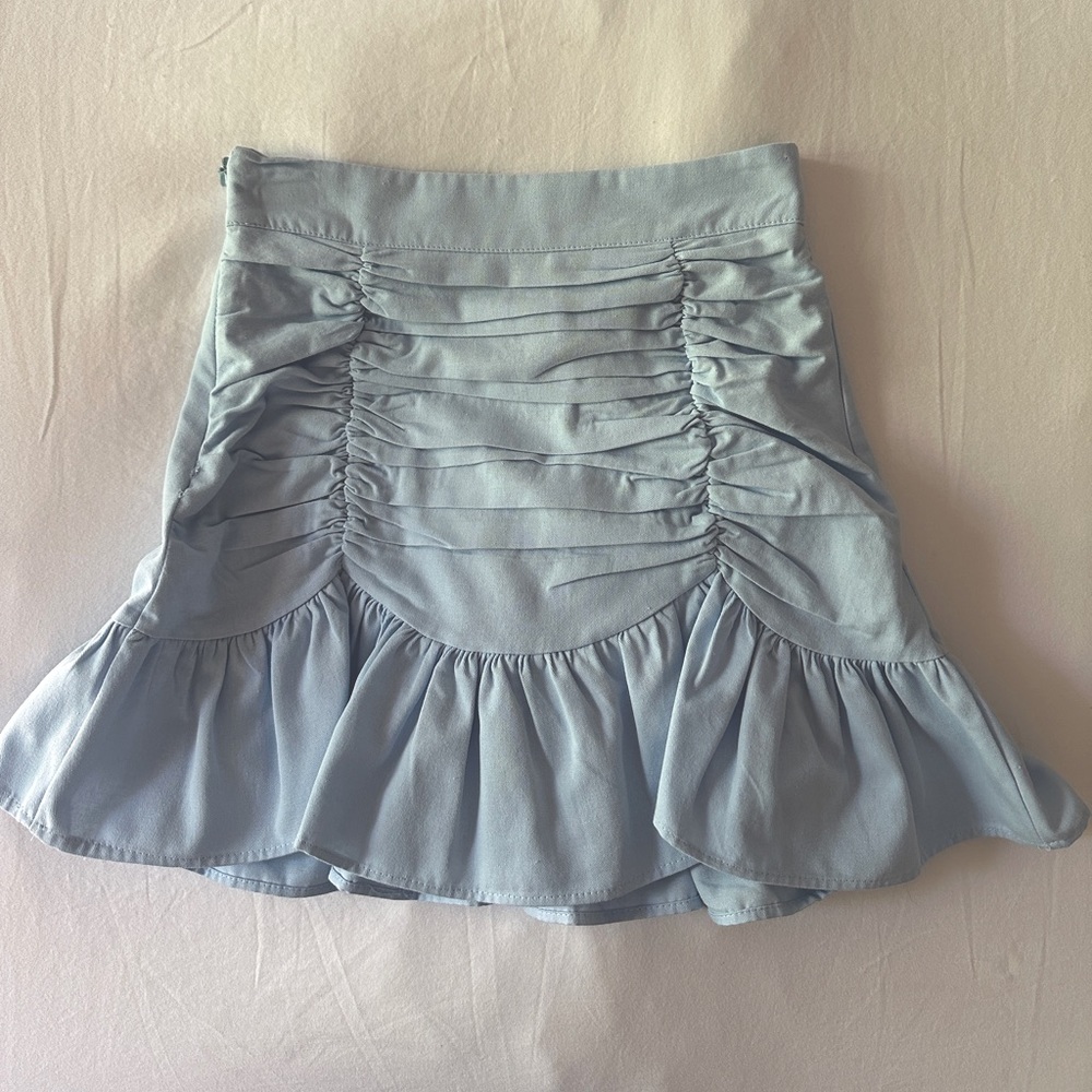 Baby blue princess polly ruffled skirt- never worn